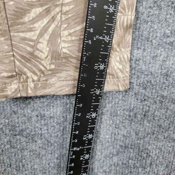 DEMOCRACY Tropical Palm Leaf AB TECHNOLOGY B1565SNX2 Skinny Pants SIZE 10 - Picture 11 of 11